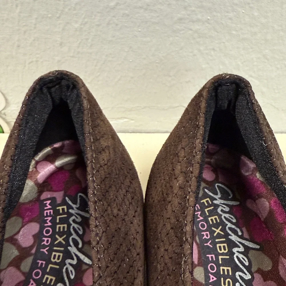 SKECHERS FLEXIBLE SIGNATURE LOAFER SLIP ON COMFORT CLOG OFFICE CASUAL SIZE 10